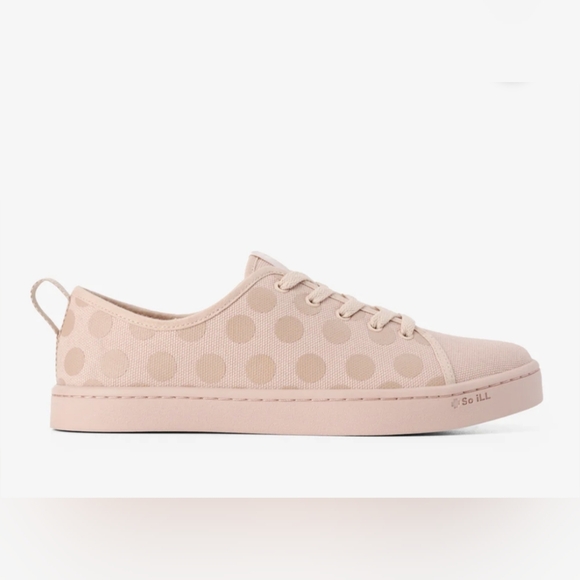 So iLL Other - So iLL shoes dirty pink polka dot roamer  unisex Men size 11, women size 12.5